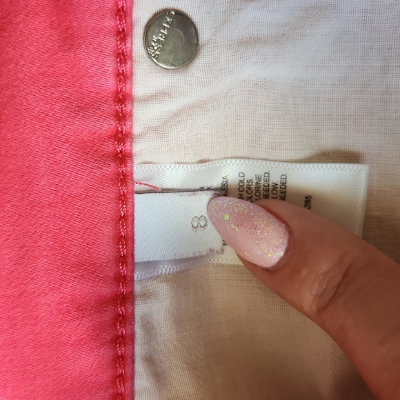 Women's Express Pink Jean Leggings Size 8 - Picture 4 of 4